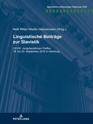 cover image of Linguistische Beitraege zur Slavistik